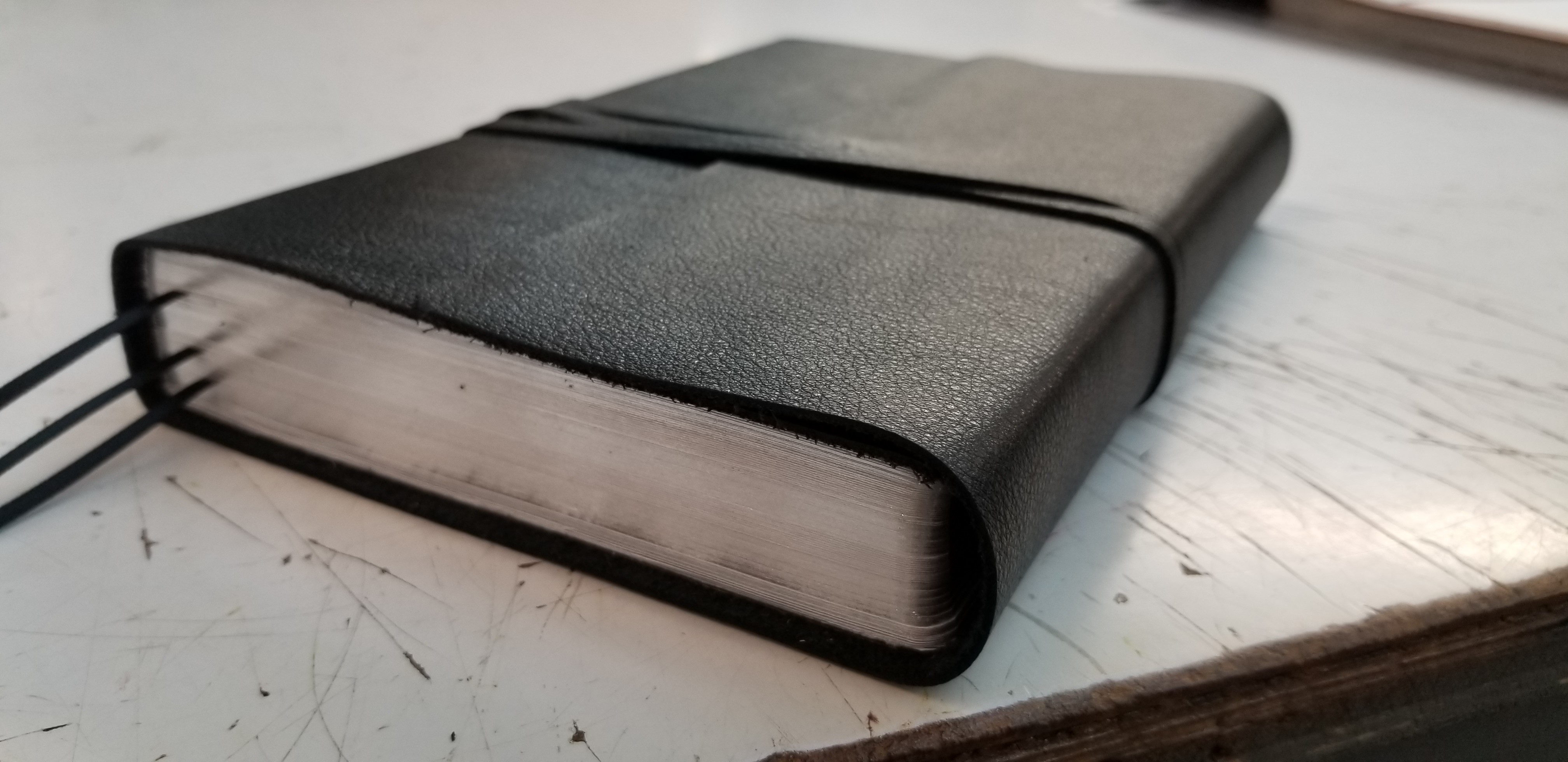 Raw Edge Flap 1 Norris Bookbinding Co.